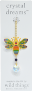 Carded Crystal Dreams Bee - Rainbow