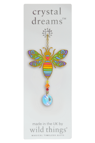Carded Crystal Dreams Bee - Rainbow