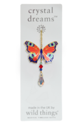 Carded Crystal Dreams Butterfly Peacock