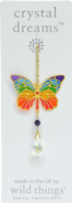 Carded Crystal Dreams Butterfly - Rainbow