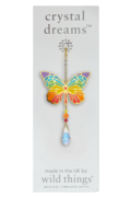 Carded Crystal Dreams Butterfly - Rainbow