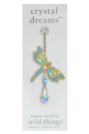 Carded Crystal Dreams Dragonfly - Jade
