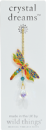 Carded Crystal Dreams Dragonfly - Rainbow