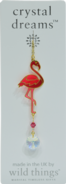 Carded Crystal Dreams Flamingo - Deep Rose