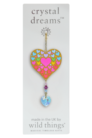 Carded Crystal Dreams Heart of Hearts - Romantic