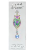 Carded Crystal Dreams Owl - Aurora