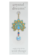 Carded Crystal Dreams Peacock - Majestic