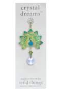 Carded Crystal Dreams Peacock - Teal