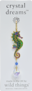Carded Crystal Dreams Seahorse - Marine