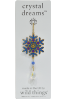 Carded Crystal Dreams Snowflake - Aurora