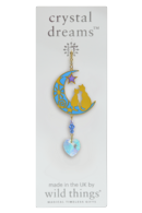Carded Crystal Dreams Two Cats Moon - Moonlight