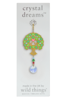 Carded Crystal Dreams Tree of Life - Green