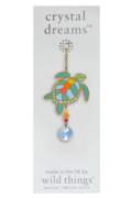 Carded Crystal Dreams Turtle - Marine