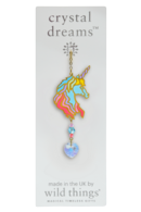 Carded Crystal Dreams Unicorn Head - Confetti