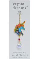 Carded Crystal Dreams Unicorn Head - Rainbow