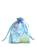 Organza Bags Blue Medium 9cm x 12cm