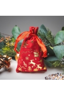 Red & Gold Bag Xmas 10cm x 15cm