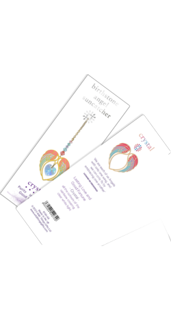 Birthstone Angel Wings