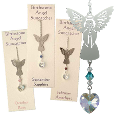 Birthstone Angel Suncatcher