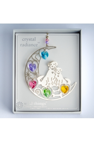 Crystal Radiance Puppies in Love Confetti