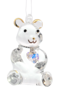 Fantasy Glass Happy Little Bear - Crystal