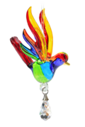 Fantasy Glass Songbird Rainbow